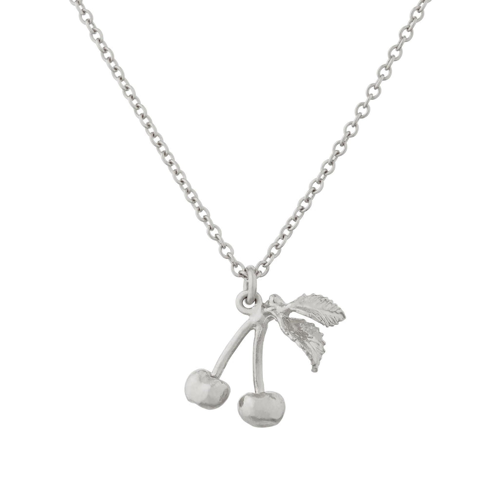 A.M. Small & Sweet Cherry Necklace Silver