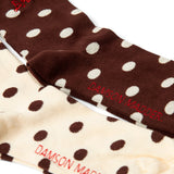 2 Pack Choc & Ecru Spot