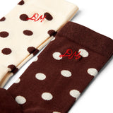 2 Pack Choc & Ecru Spot