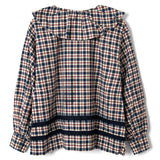 Aletta Pj Set Flannel Cherry Navy Check