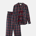 Damson Madder Antonella PJ Set Flannel Tawny Check.