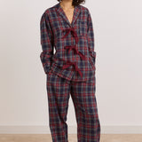 Antonella PJ Set Flannel Tawny Check