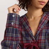 Antonella PJ Set Flannel Tawny Check