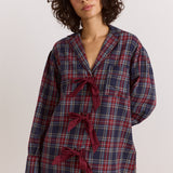 Antonella PJ Set Flannel Tawny Check