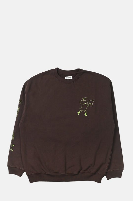 Apple Peel Sweatshirt Choc