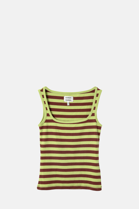 Avielle Tank Green Stripe