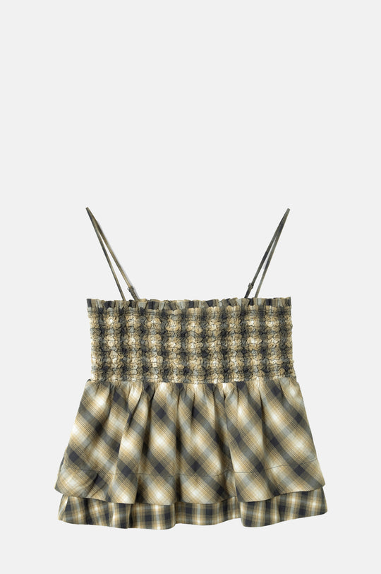 Azalea Cami Cardamon Check Mixed