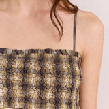 Azalea Cami Cardamon Check Mixed