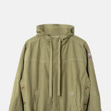 Damson Madder Blake Hooded Top Sage.