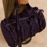 Brooke Frill Barrel Bag Navy