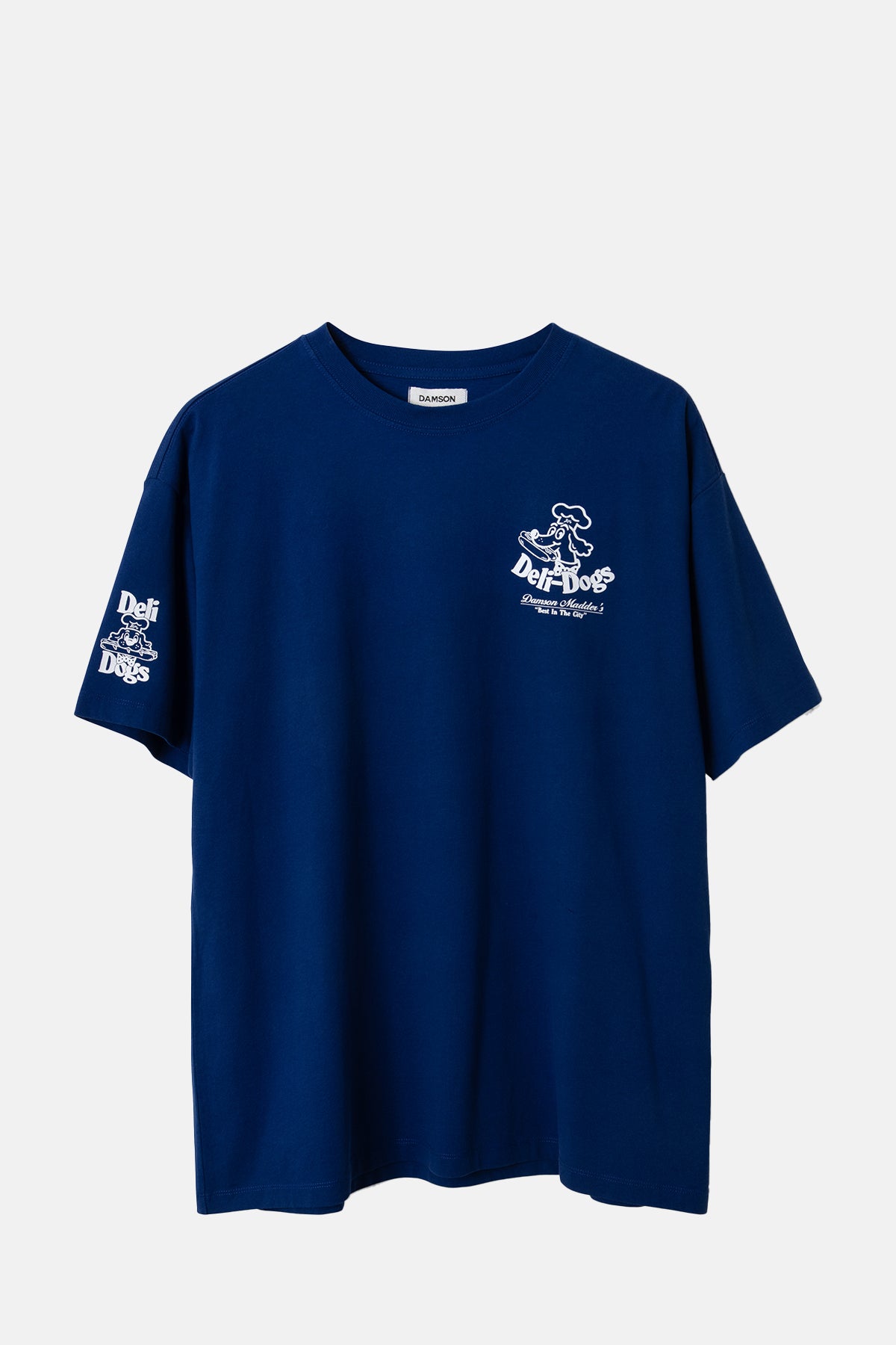 Damson Madder Deli Dog SS Tee Blue.