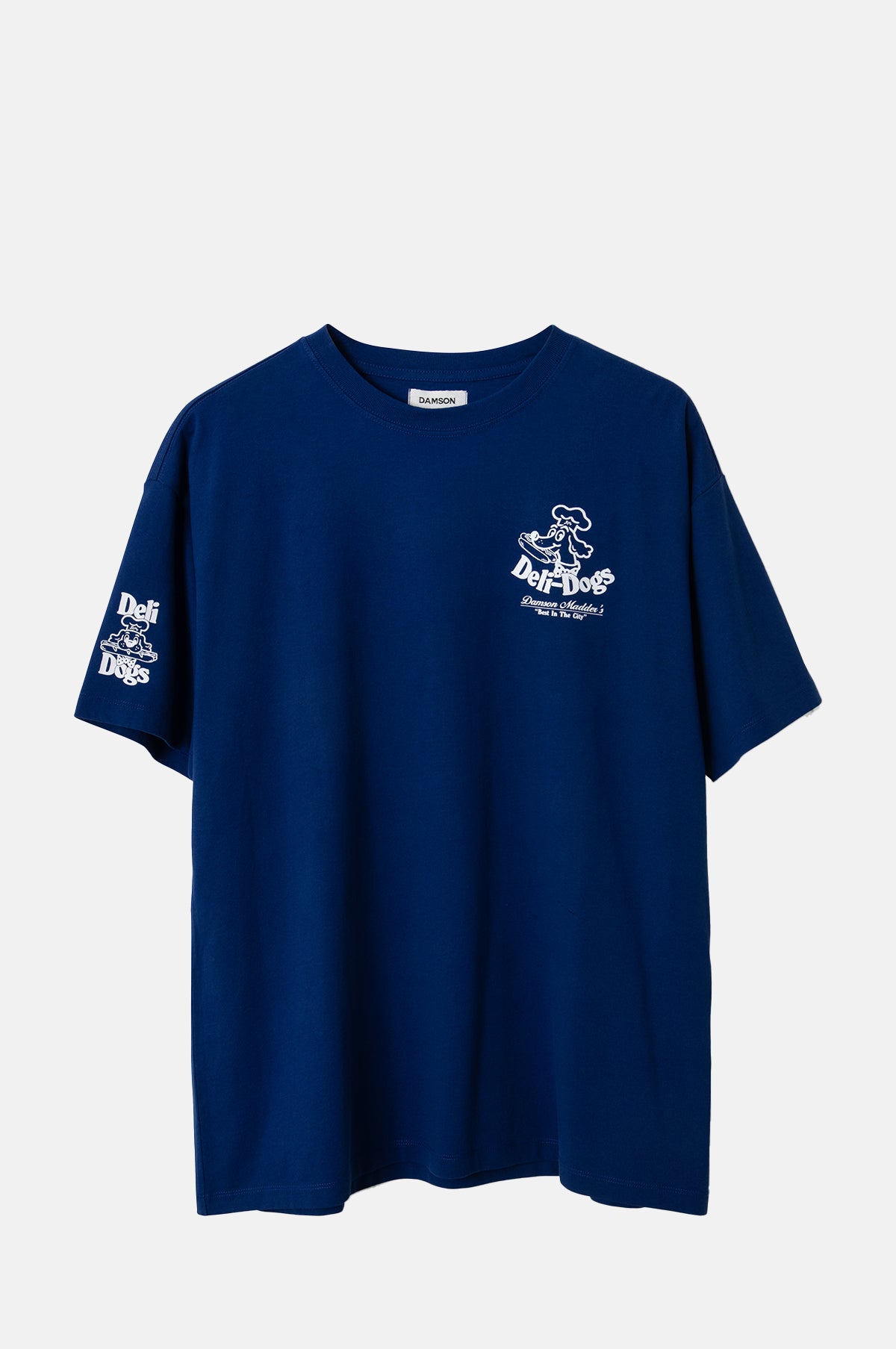 Damson Madder Deli Dog SS Tee Blue.