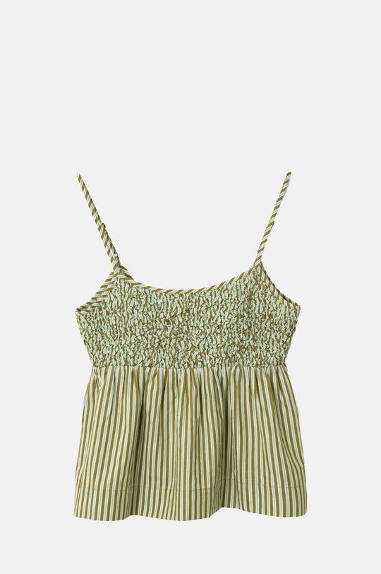 Dinah Cami Basil Stripe