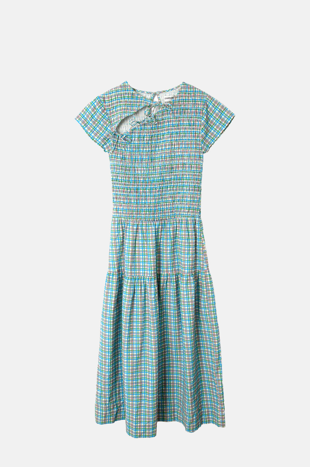 Damson Madder Ebba Midi Dress Picnic Check.