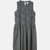 Damson Madder Elora Midi Sleeveless Midi Dress Lyra Check.