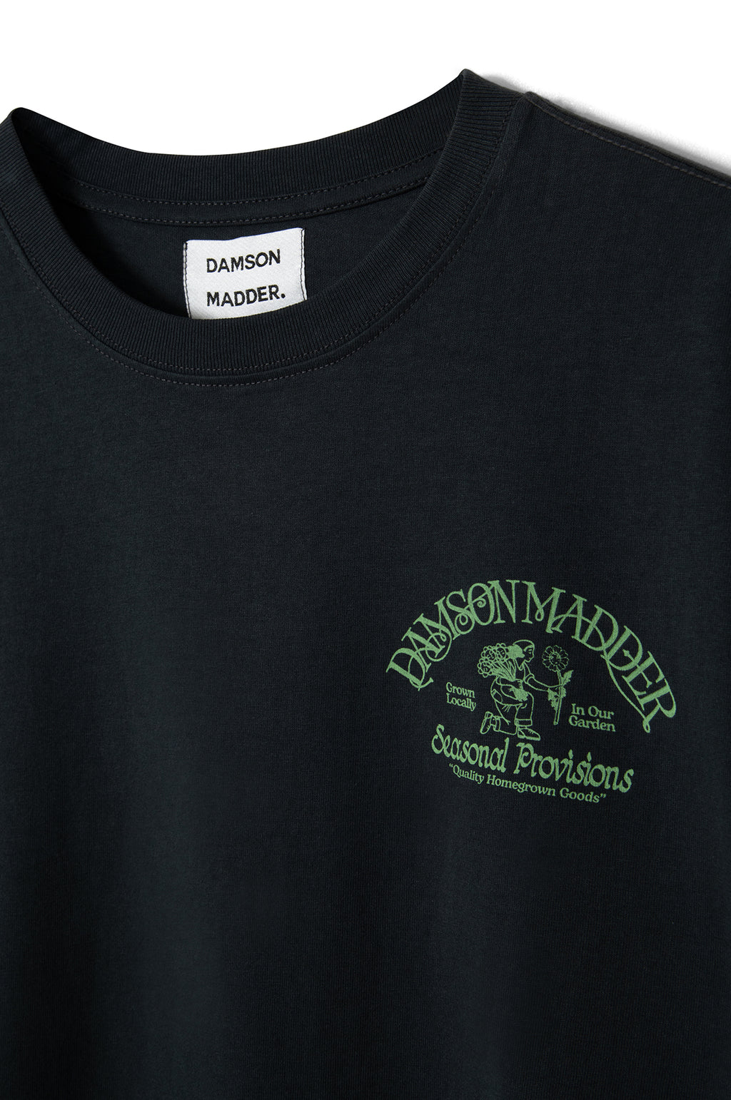Grown In The Garden SS Tee Charcoal