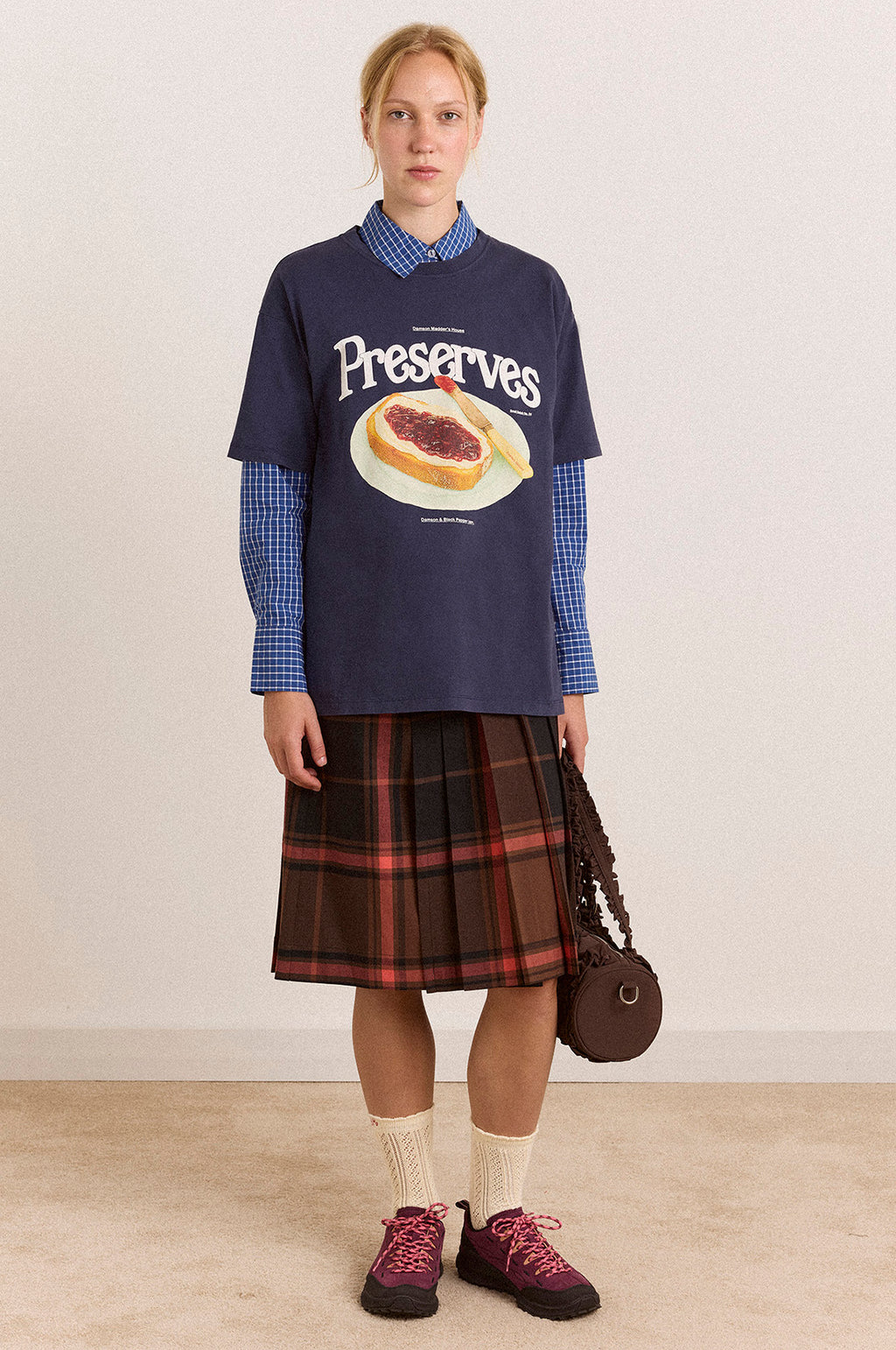 House Preserves SS Graphic Tee Blue