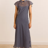 Hudson Midi Dress Sheer Willow Gingham