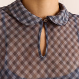 Hudson Midi Dress Sheer Willow Gingham