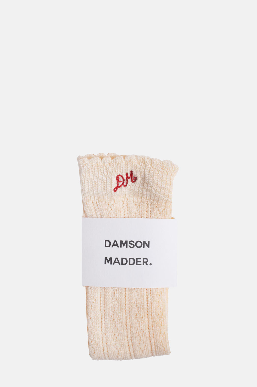 Knee High Pointelle Socks Butter Yellow