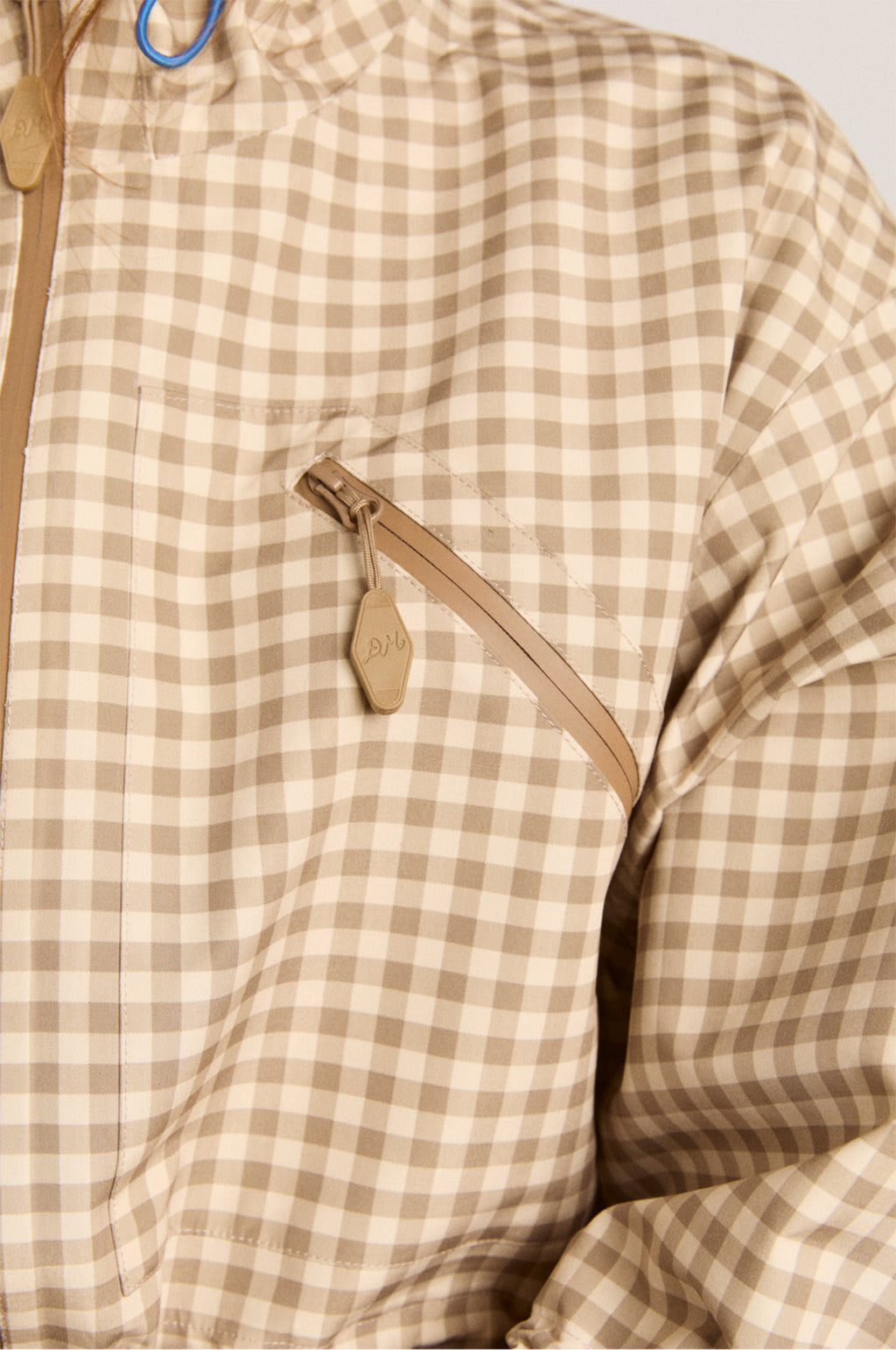 Matilda Raincoat Gingham Brown