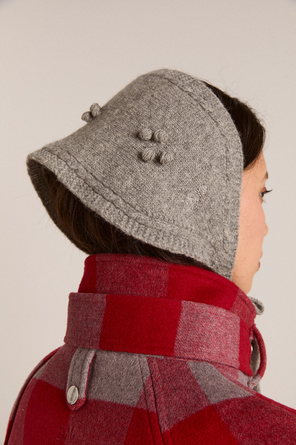 Mini Bonnet Grey Marl