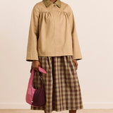 Mini Mercedes Reversible Coat Lace Stone