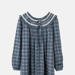 Damson Madder Muse Nightdress Boysie Blue Check.