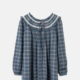 Damson Madder Muse Nightdress Boysie Blue Check.