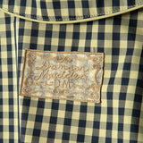 Myrtle Trench Coat Navy Gingham