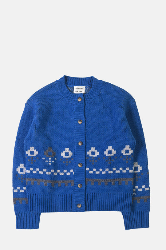 Romily Wool Cardigan Novelty Intarsia Squirrel