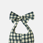 Damson Madder Roo Check Tie Bag Cardamon Check.