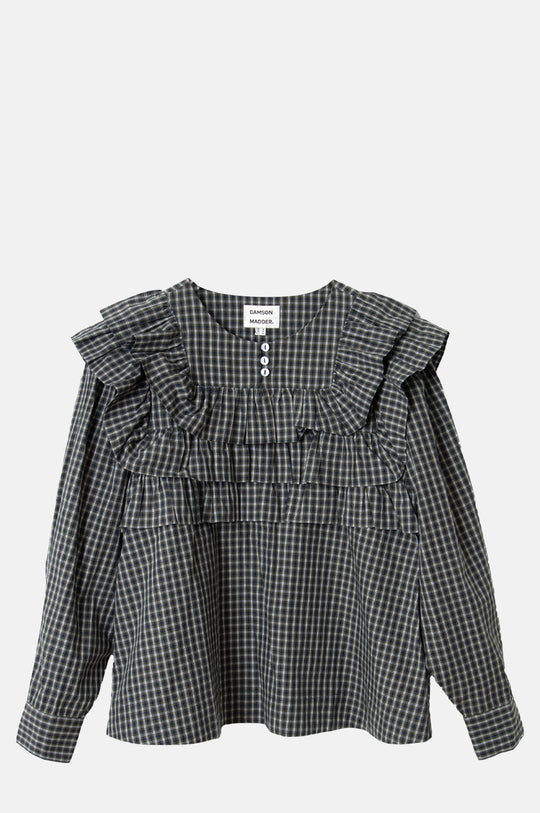 Shay Blouse Mini Check