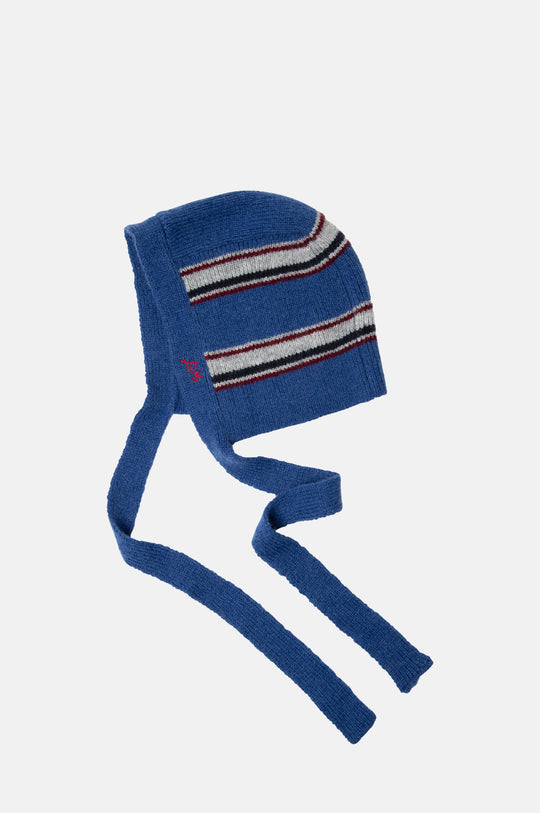 Shrunken Tie Bonnet Blue Stripe