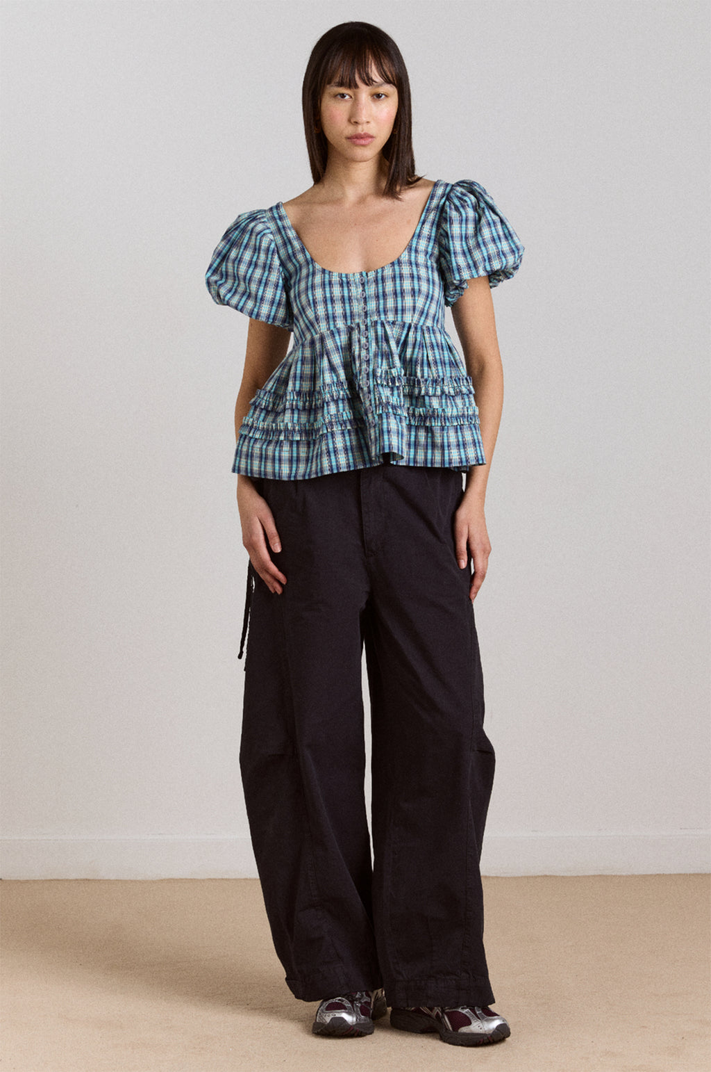 Summer Joy Blouse Tomboy Check