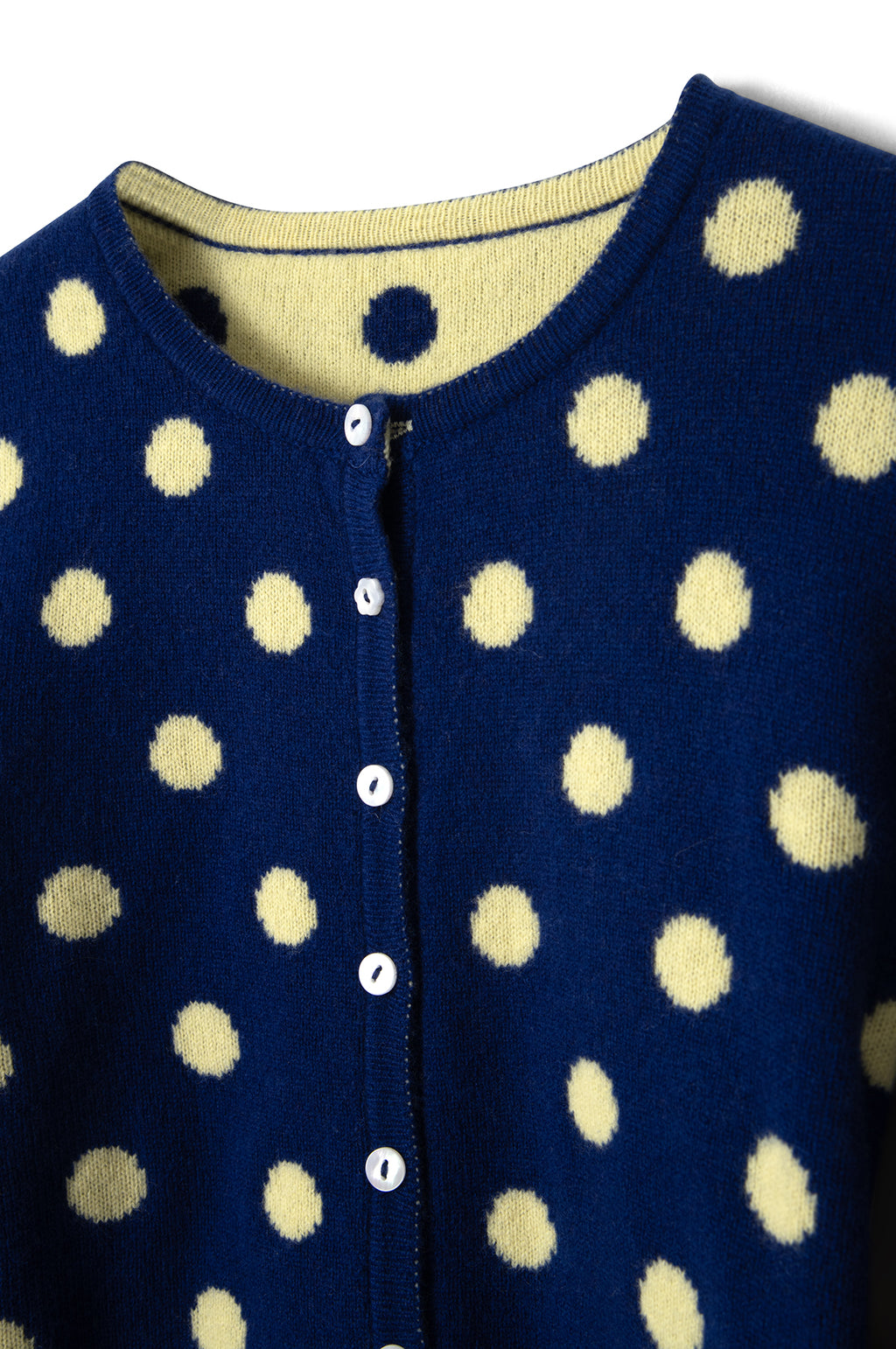 Tabitha Reversible Cardigan Navy/Butter
