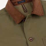 Twill Fatigue Jacket Khaki
