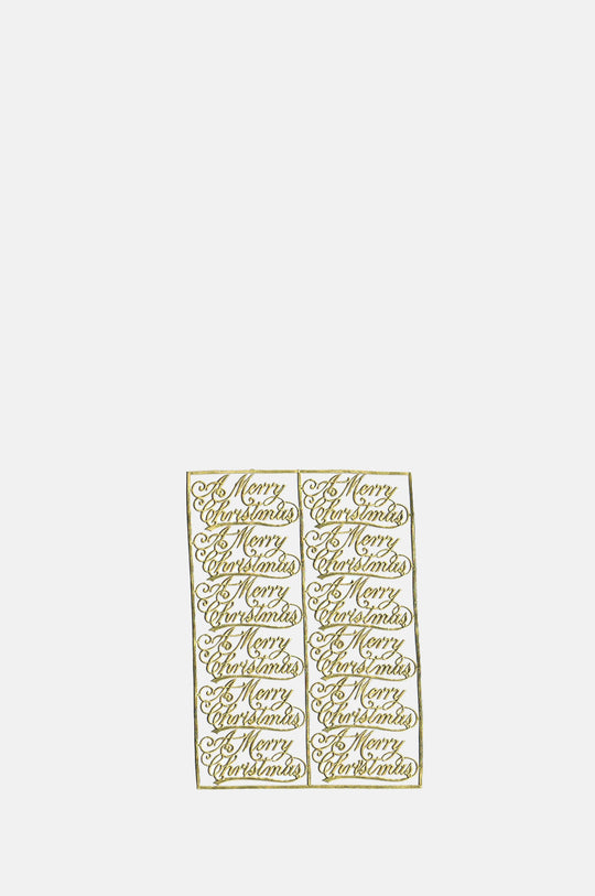 Dresden Merry Christmas Script Gold 2 Sheet Pack