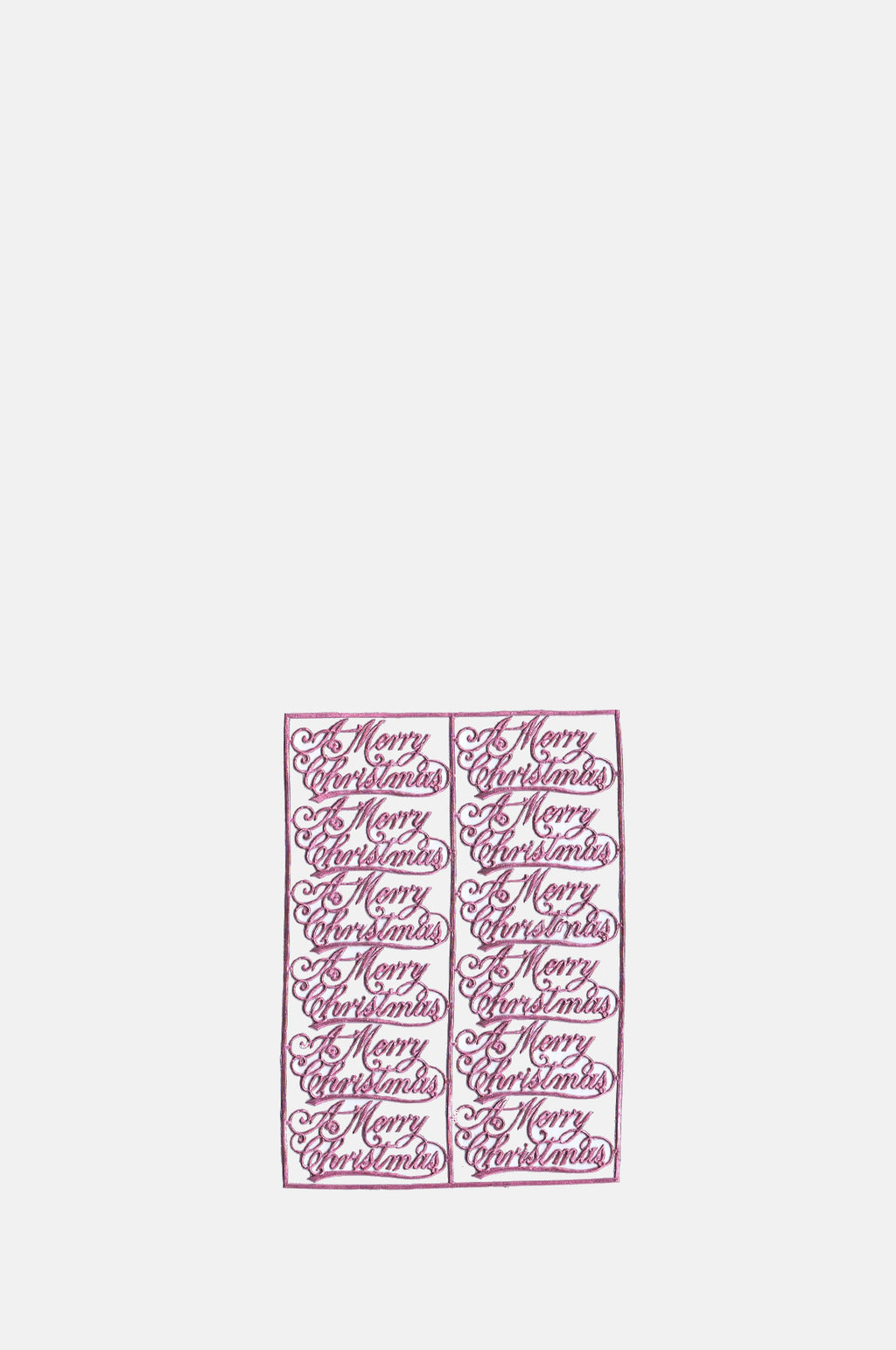 Dresden Merry Christmas Script Pink 2 Sheet Pack.