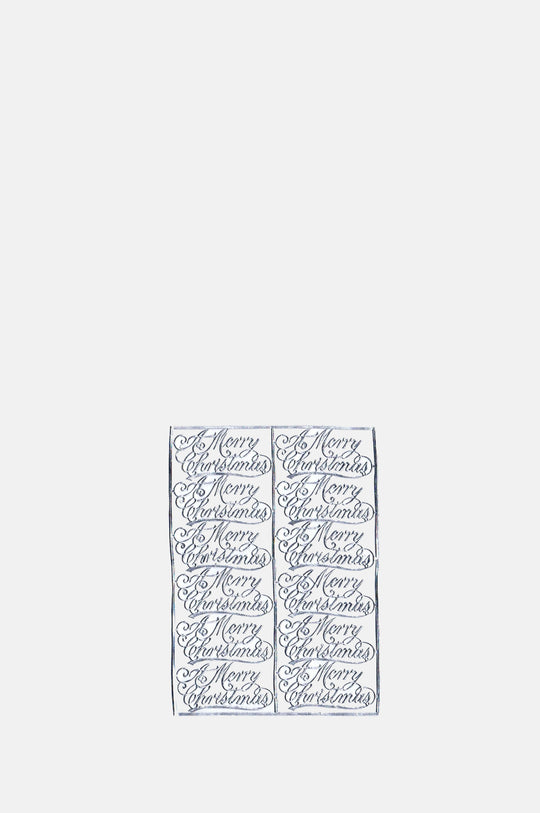 Dresden Merry Christmas Script Silver 2 Sheet Pack