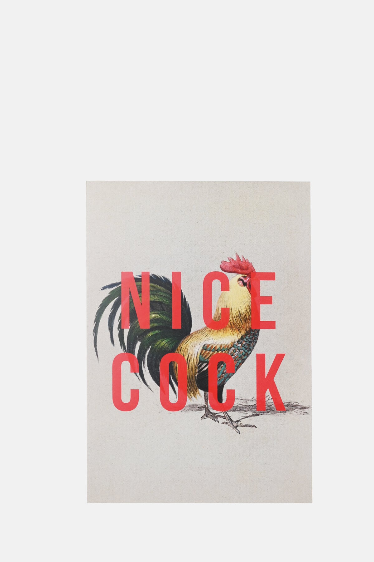 East End Prints Nice Cock Card.