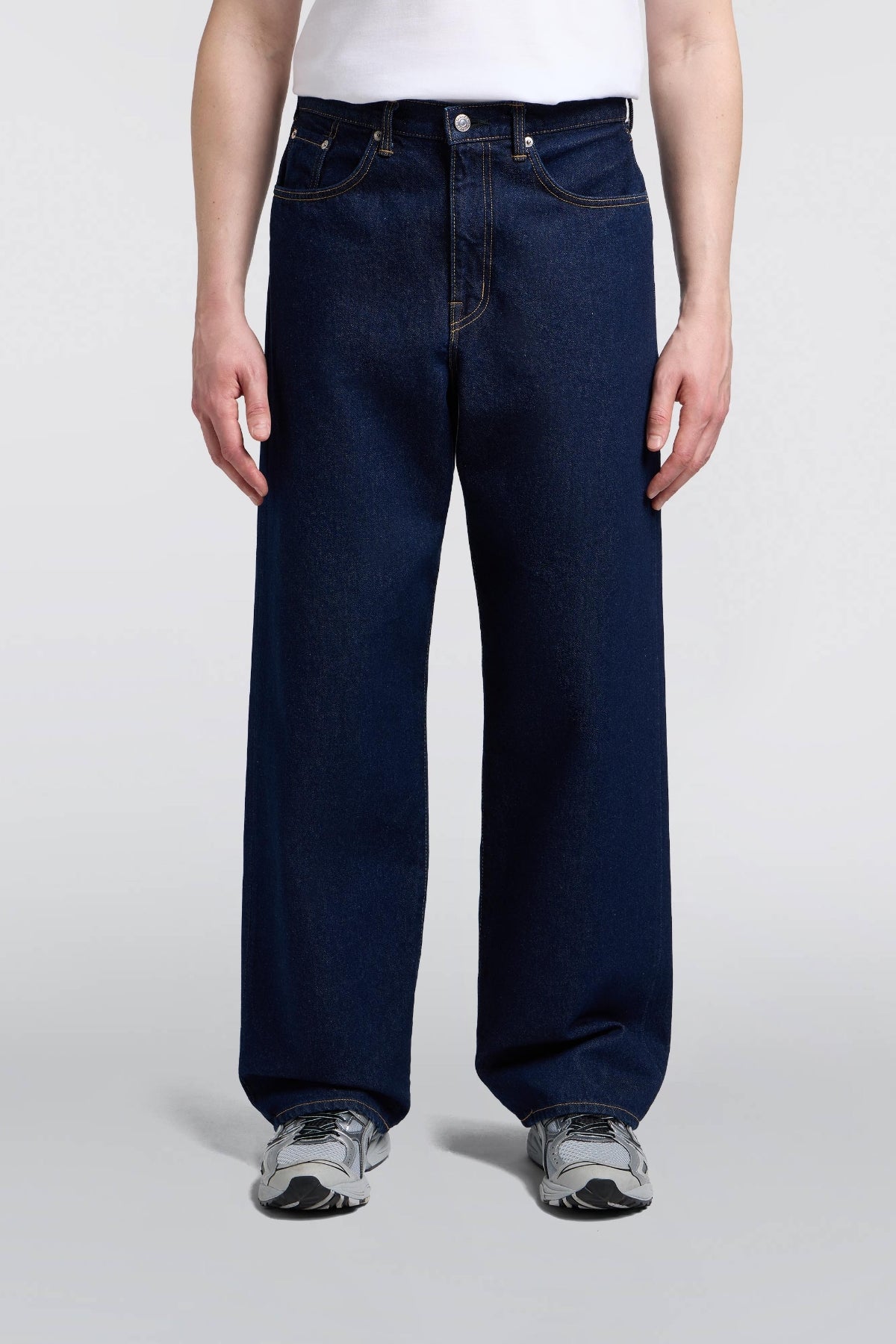 Wide Pant Blue Rinsed L32
