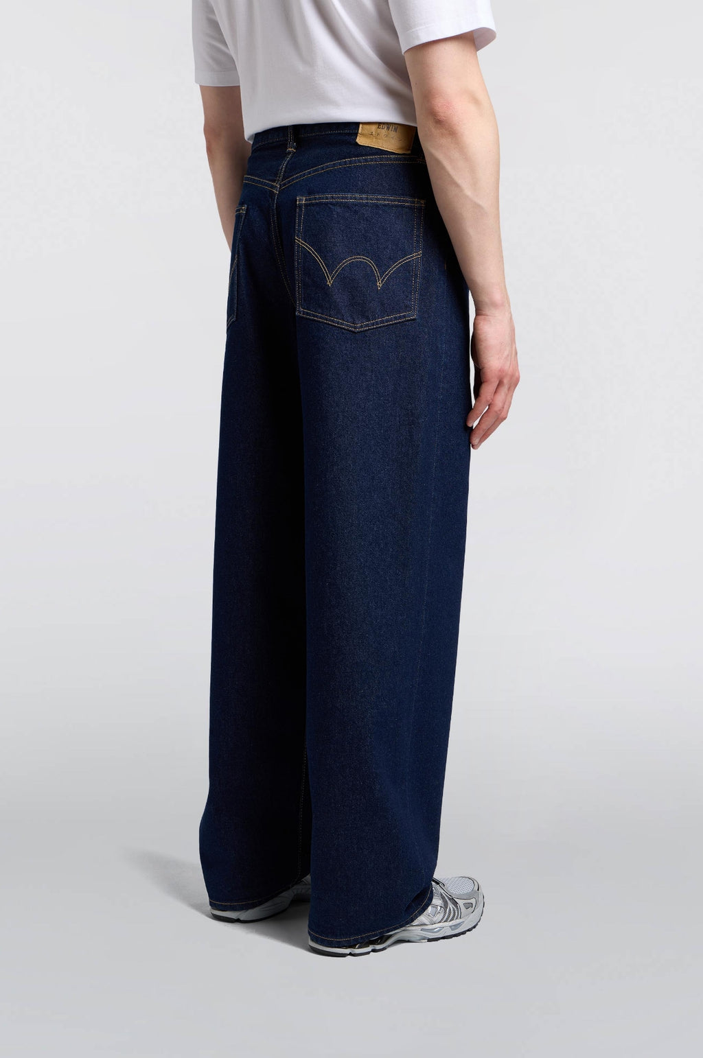 Wide Pant Blue Rinsed L32