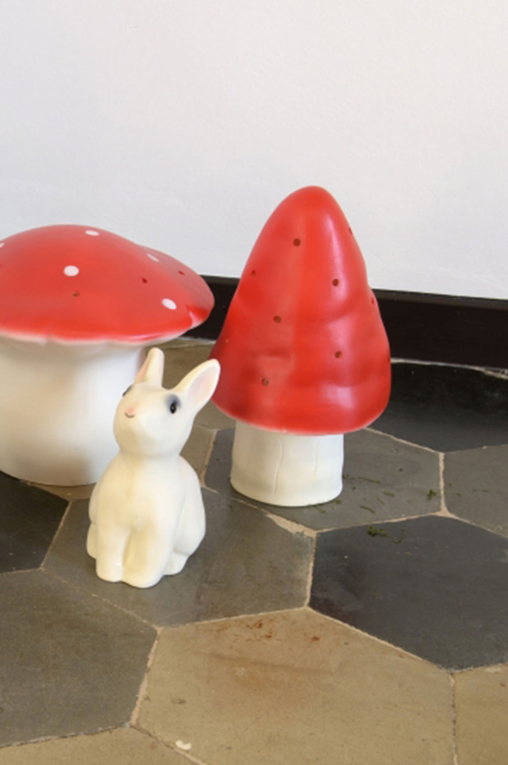 Small Mushroom Lamp Red