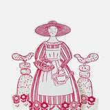 English Rose Stand Up Card