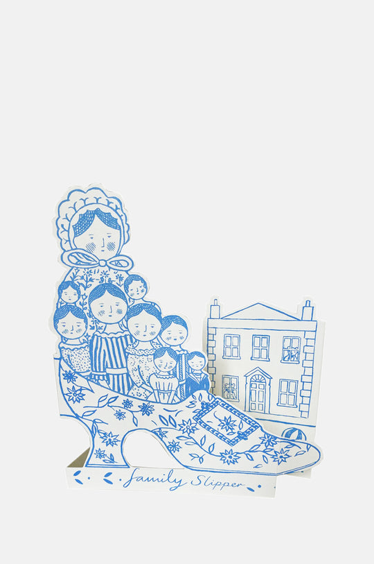 Family Slipper Stand Up Card