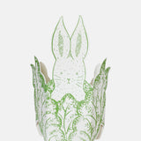 Rabbit in Lettuce Stand Up Card