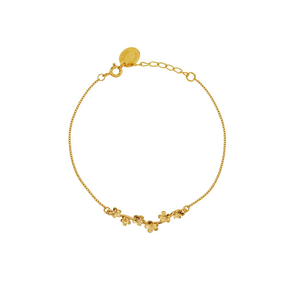 A.M. Forget Me Not Bracelet Gold