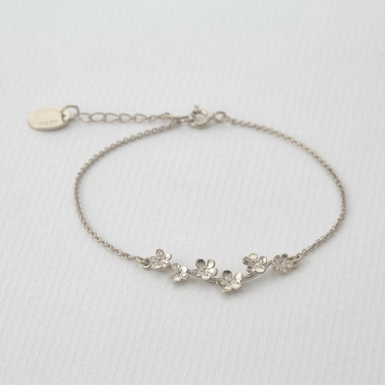 A.M. Forget Me Not Bracelet Silver