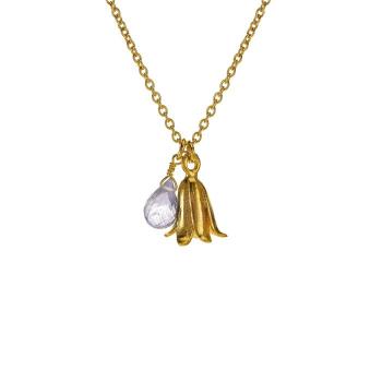 A.M. Little Bluebell Necklace Gold